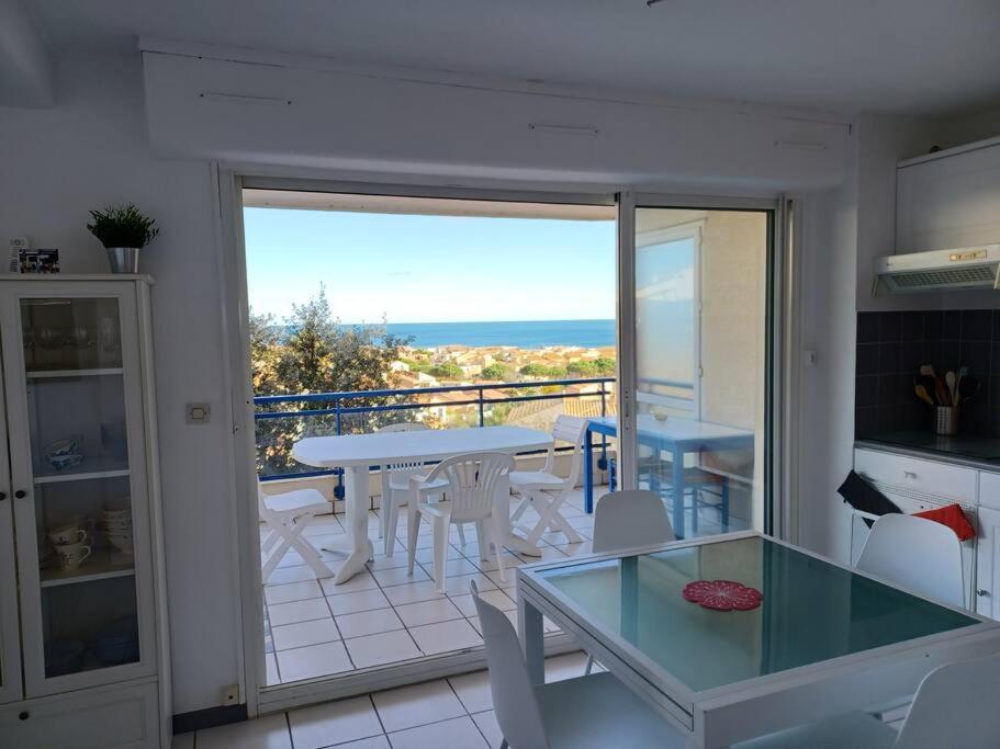 Plain-Pied, Terrasse, Piscine, Pleine Vue Mer, Plage A 6' A Pied, Parking, Wifi Fleury  Luaran gambar