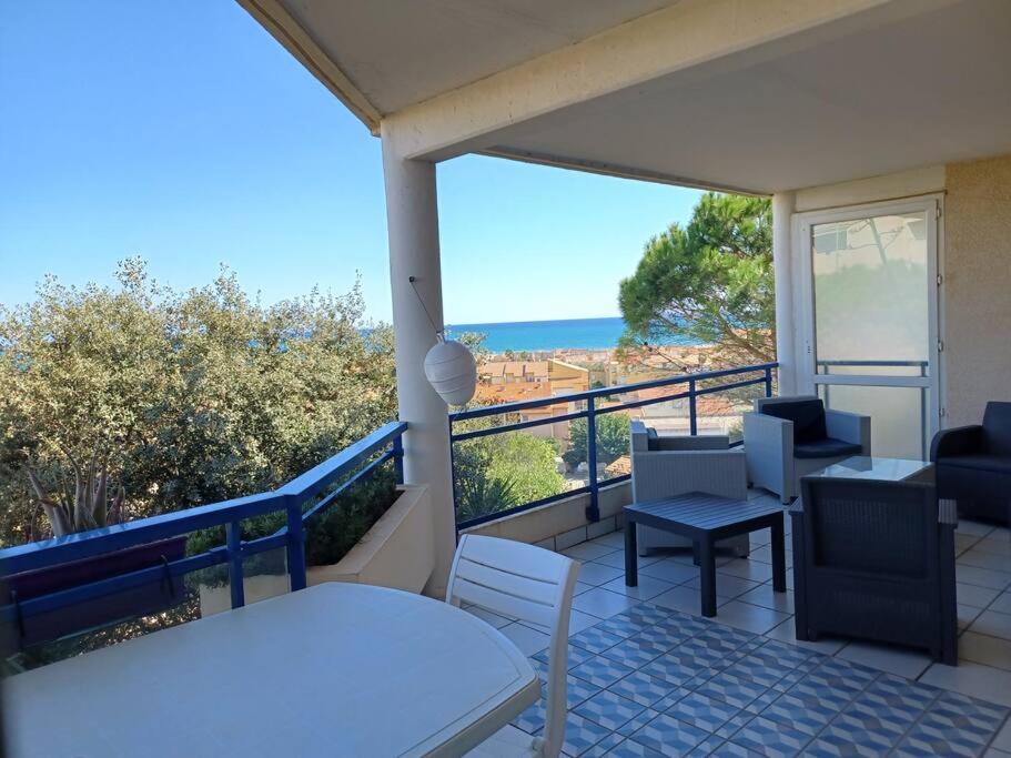 Plain-Pied, Terrasse, Piscine, Pleine Vue Mer, Plage A 6' A Pied, Parking, Wifi Fleury  Luaran gambar