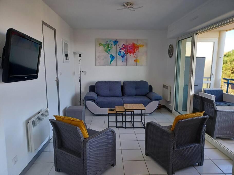 Plain-Pied, Terrasse, Piscine, Pleine Vue Mer, Plage A 6' A Pied, Parking, Wifi Fleury  Luaran gambar