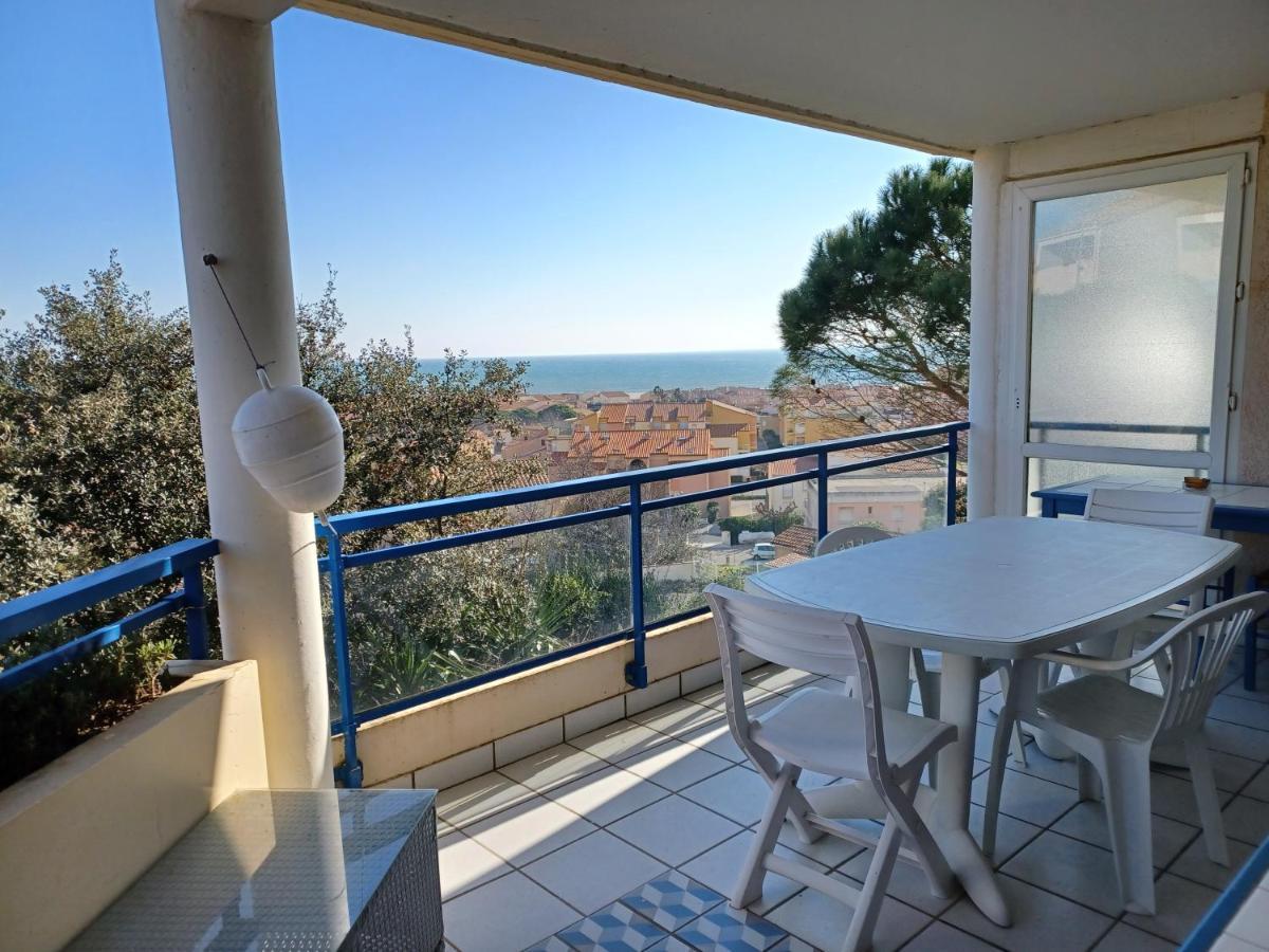 Plain-Pied, Terrasse, Piscine, Pleine Vue Mer, Plage A 6' A Pied, Parking, Wifi Fleury  Luaran gambar